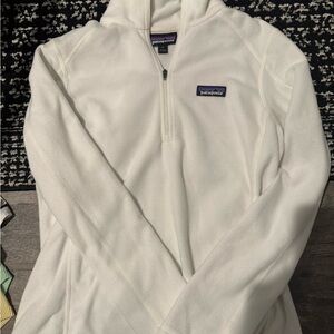 Patagonia White Fleece Pullover